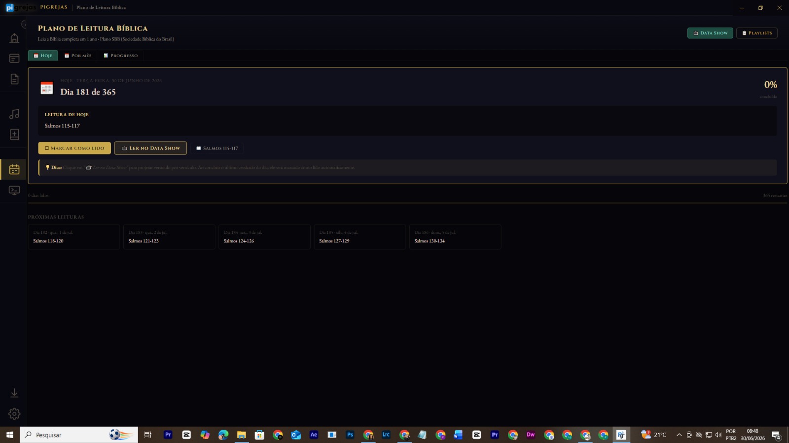 Plano de leitura bíblica