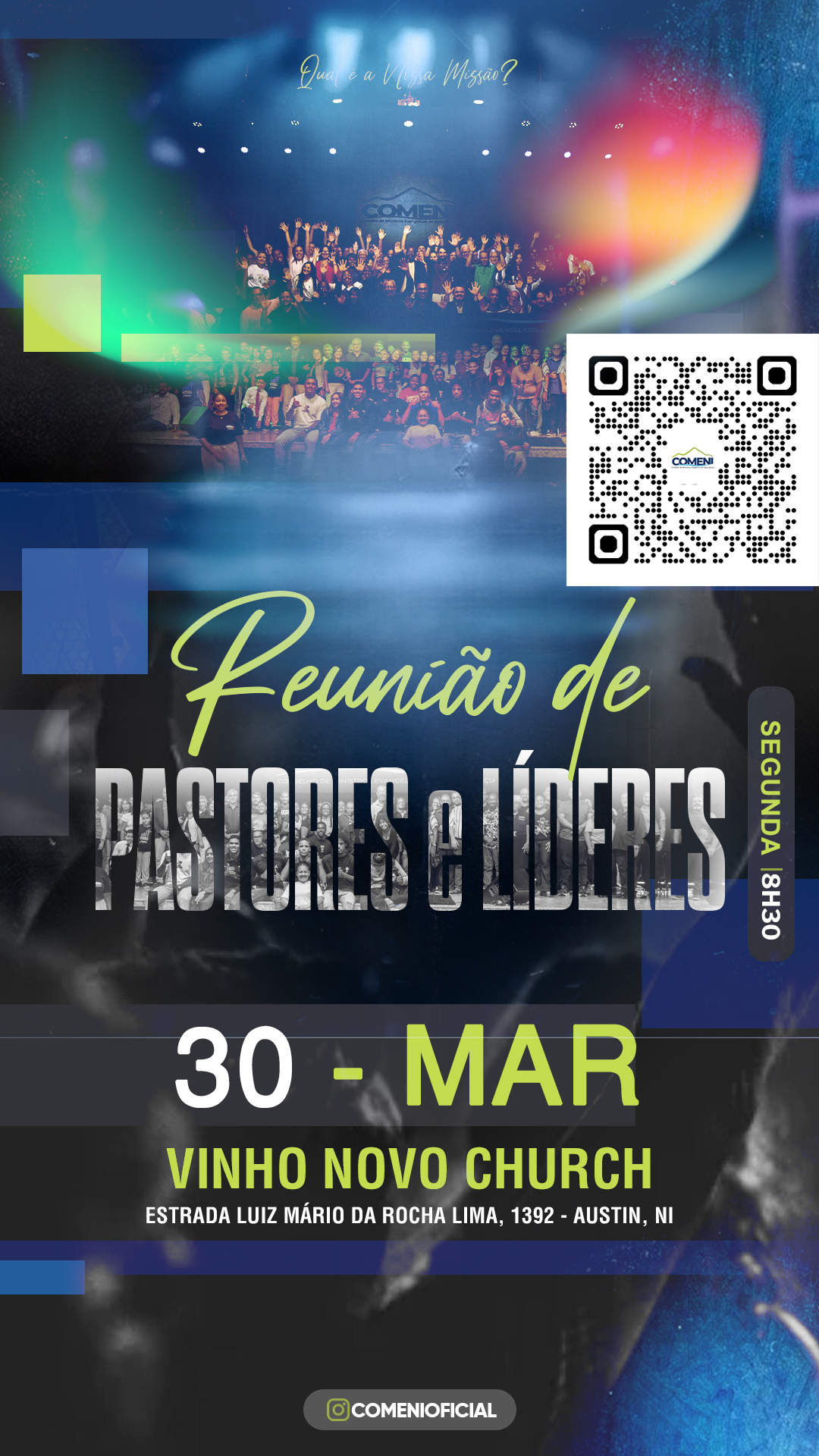 REUNIÃO DE PASTORES E LÍDERES – COMENI